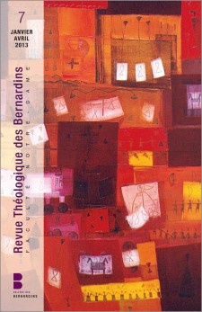 REVUE THEOLOGIQUE DES BERNARDINS N 7