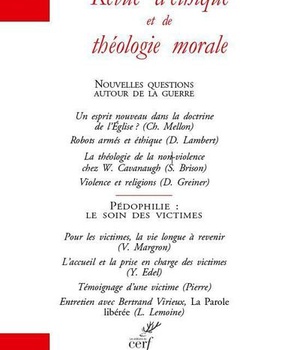 REVUE D'ETHIQUE ET DE THEOLOGIE MORALE - NUMERO 303