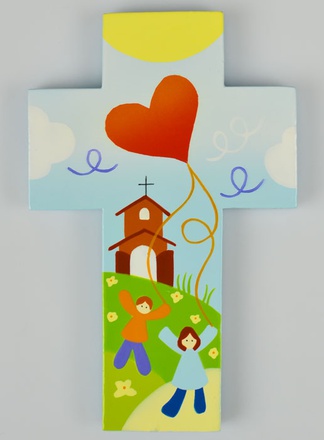 CROIX CERF VOLANT 9CM X 14CM
