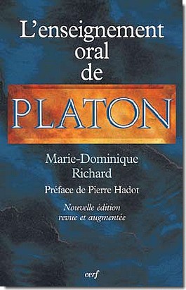 L'ENSEIGNEMENT ORAL DE PLATON