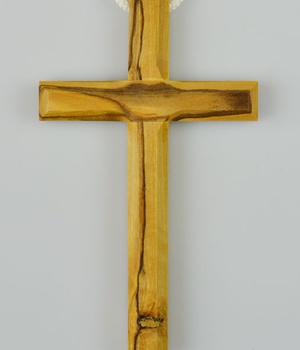 CROIX D'AUBE OLIVIER AVEC CORDON 10 X 6 CM