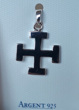 CROIX ARGENT SCOUT 1.5 CM