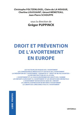 DROIT ET PREVENTION DE L'AVORTEMENT EN EUROPE