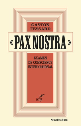 PAX NOSTRA - EXAMEN DE CONSCIENCE INTERNATIONAL -NOUVELLE EDITION