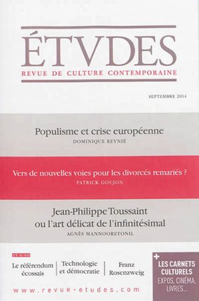 ETUDES SEPTEMBRE 2014