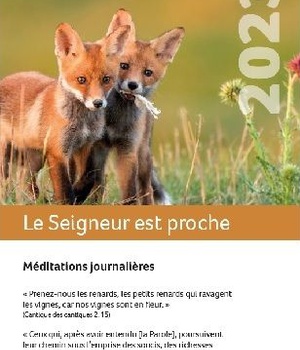 CALENDRIER BONNE SEMENCE 2023 LE SEIGNEUR EST PROCHE - LIVRET DE MEDITATIONS JOURNALIERES