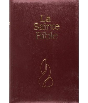 BIBLE SEGOND 1979 BORDEAUX  FIBROCUIR  10*16 FERMETURE TRANCHE OR