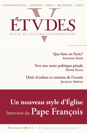 ETUDES OCTOBRE 2013 INTERVIEW DU PAPE FRANCOIS
