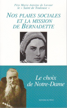 NOS PLAIES SOCIALES ET LA MISSION DE BERNADETTE - LE CHOIX DE NOTRE DAME