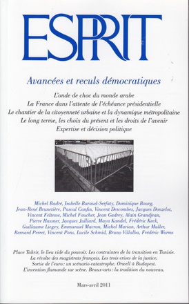 ESPRIT - AVANCEES ET RECULS DEMOCRATIQUES - MARS-AVRIL 2011