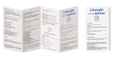 PACK 25 EX DEPLIANTS ORDINAIRE DE LA MESSE