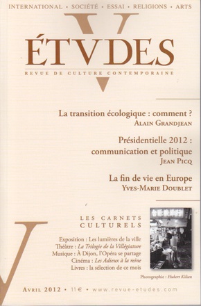 ETUDES AVRIL 2012