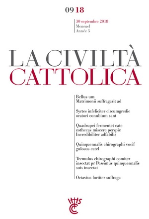 CIVILTA CATTOLICA SEPTEMBRE 2018