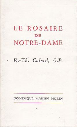 LE ROSAIRE DE NOTRE-DAME