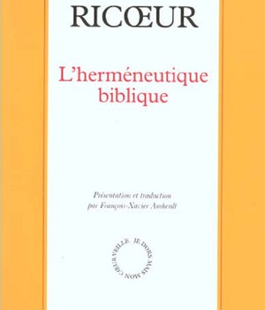 L'HERMENEUTIQUE BIBLIQUE