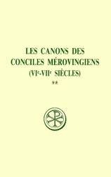 SC 354 LES CANONS DES CONCILES MEROVINGIENS (VIE-VIIE SIECLES) 2