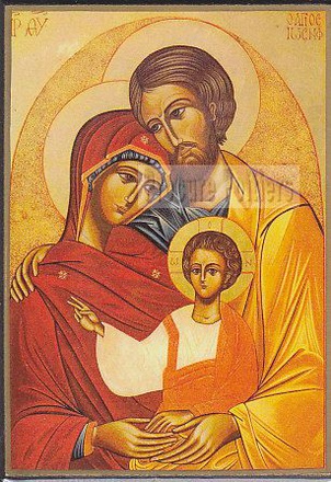 LA SAINTE FAMILLE - ICONE CLASSIQUE 15X10,6 CM - 153.72