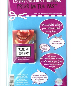 PRIER NE TUE PAS - BOITE CAR'M POUR LES ADOS ET LES ADULTES