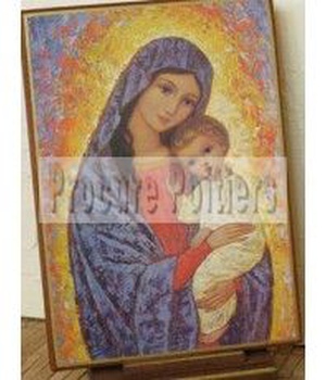 VIERGE DE LA LUMIERE - ICONE CLASSIQUE 39,5X28,5 CM - 742.37