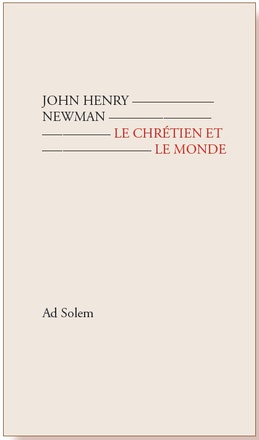 LE CHRETIEN ET LE MONDE