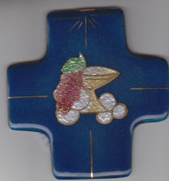 CROIX EMAIL PAIN ET VIN 8X8CM CRMI 011 BLEU /A NDSP