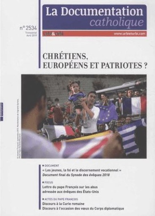 DOCUMENTATION CATHOLIQUE REVUE - AVRIL 2019 N 2534