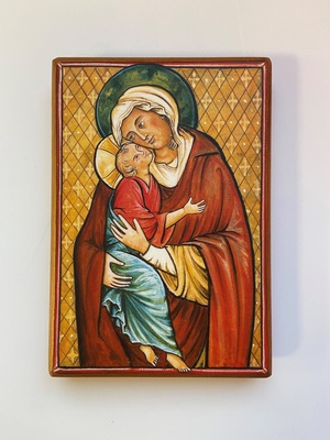 ICONE VIERGE DE TENDRESSE 10X15 CM