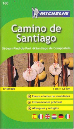 CARTES HISTORIQUES / THEMATIQU - CARTE CAMINO DE SANTIAGO - SAINT JEAN PIED DE PORT - SANTIAGO DE CO