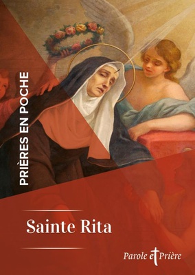 PRIERES EN POCHE - SAINTE RITA