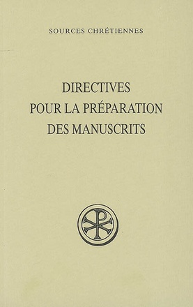 SC HORS SERIE DIRECTIVES POUR LA PREPARATION DES MANUSCRITS