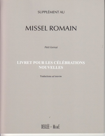 SUPPLEMENT AU MISSEL ROMAIN PETIT FORMAT