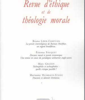 REVUE D'ETHIQUE ET DE THEOLOGIE MORALE NUMERO 265