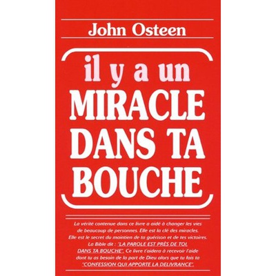 IL Y A UN MIRACLE DANS TA BOUCHE