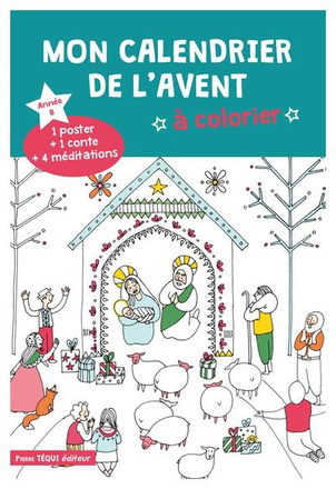 MON CALENDRIER DE L AVENT A COLORIER - ANNEE B