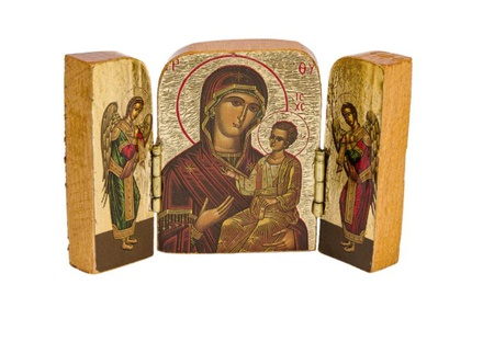 TRIPTYQUE ICONE PETIT FORMAT 7.5 X 5 CM NDSP