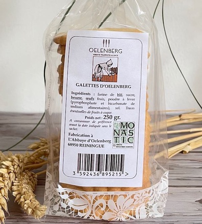 GALETTES D'OELENBERG 250G - ABBAYE D'OELENBERG