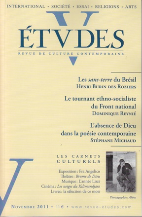 ETUDES NOVEMBRE 2011