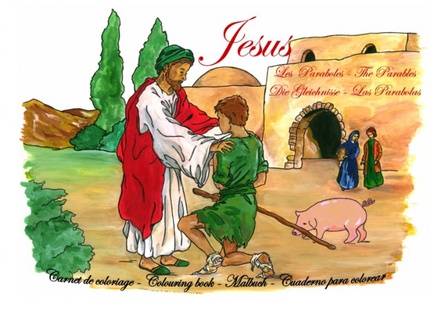 JESUS : LES PARABOLES - CARNET DE COLORIAGE
