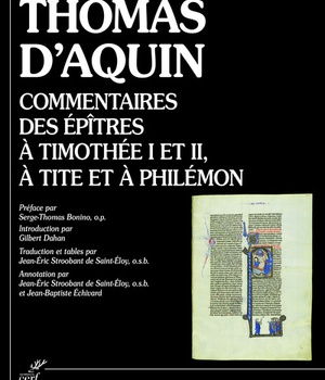 COMMENTAIRES DES EPITRES A TIMOTHEE I ET II, A TITE ET A PHILEMON