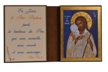 LE BON PASTEUR - DIPTYQUE 8X15 CM - 147.F3
