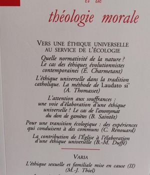 REVUE D'ETHIQUE ET DE THEOLOGIE MORALE - NUMERO 305