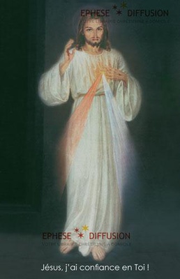 CARTE CHRIST MISERICORDIEUX (PAR LOT DE 20)