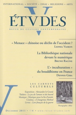 ETUDES DECEMBRE 2011