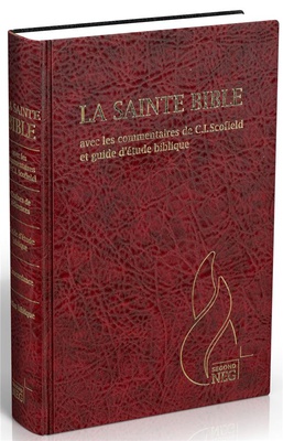 BIBLE D'ETUDE SEGOND NEG SCOFIELD, GRENAT - COUVERTURE RIGIDE, SKYVERTEX