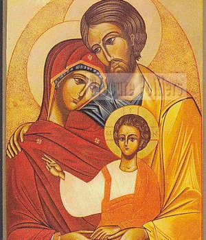 LA SAINTE FAMILLE - ICONE CLASSIQUE 15X10,6 CM - 153.72