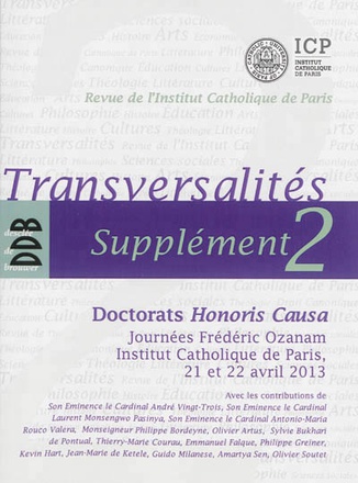 TRANSVERSALITES, SUPPLEMENT 2 - DOCTORATS HONORIS CAUSA
