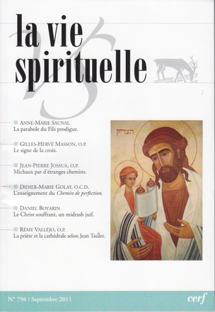 LA VIE SPIRITUELLE NUMERO 796