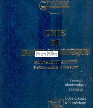 CODE DE DROIT CANONIQUE 3  EDITION BILINGUE ET ANNOTE NDSP