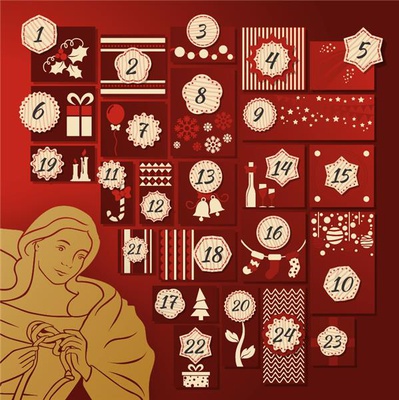 CALENDRIER DE L'AVENT MARIE QUI DEFAIT LES NOEUDS
