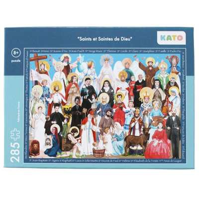 PUZZLE KATO "SAINTS ET SAINTES DE DIEU" - PUZZLE DE 285 PIECES, DIMENSIONS 46X33CM